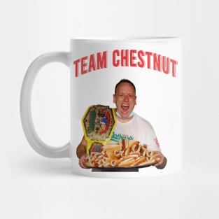 team  joey chestnut the king hot dog Mug